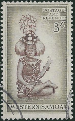 Samoa 1952 Samoan Chieftan SG 228 Fine Used