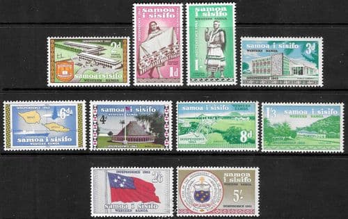 Samoa 1962 Independence Set Fine Mint