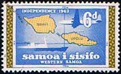 Samoa 1962 Independence SG 243 Fine Used