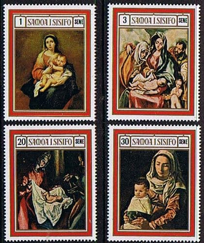 Samoa 1969 Christmas Set Fine Mint