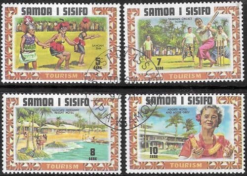 Samoa 1971 Tourism Set Fine Used