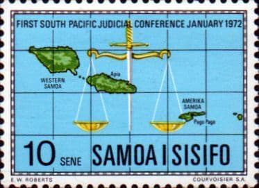 Samoa 1972 SG 377 South Pacific Judicial Conference Fine Mint