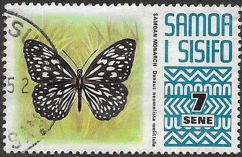 Samoa 1972 SG 395 Samoan Monach Butterfly Fine Used