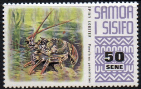 Samoa 1972 SG 398 Spiny Lobster Fine Mint