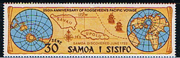 Samoa 1972 Western Samoa Jacob Roggeveen SG 389 Fine Mint