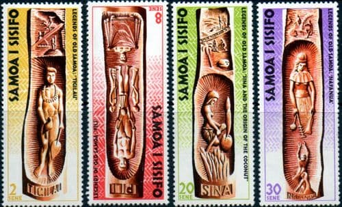 Samoa 1974 Myths and Legends Set Fine Mint