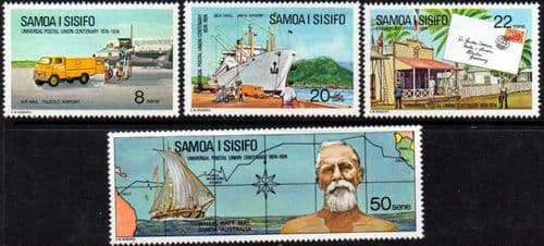 Samoa 1974 Universal Postal Union SG 432 Fine Mint
