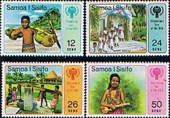 Samoa 1979 International Year of the Child Set Fine Mint