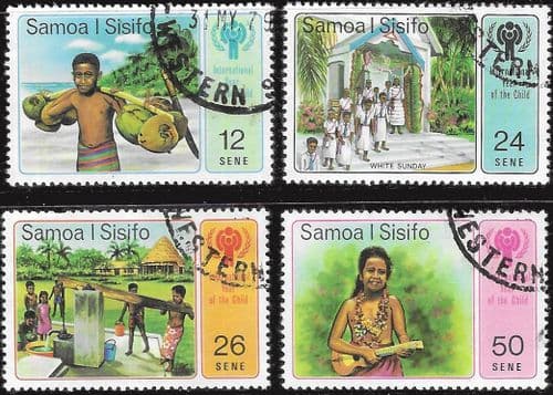 Samoa 1979 International Year of the Child Set Fine Used