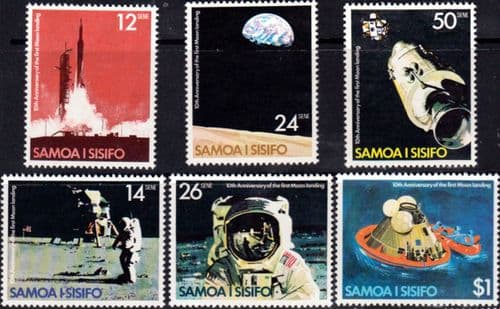 Samoa 1979 Moon Landing Set Fine Mint
