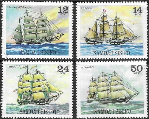 Samoa 1979 Sailing Ships Set Fine Mint