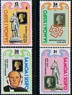 Samoa 1979 Sir Rowland Hill Set Fine Mint