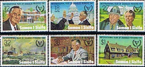 Samoa 1981 International Year for Disabled Persons Set Fine Mint