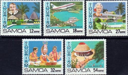 Samoa 1981 Tourism Set Fine Mint
