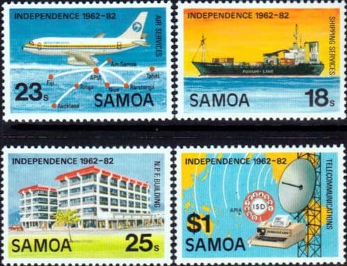 Samoa 1982 Independence Set Fine Mint
