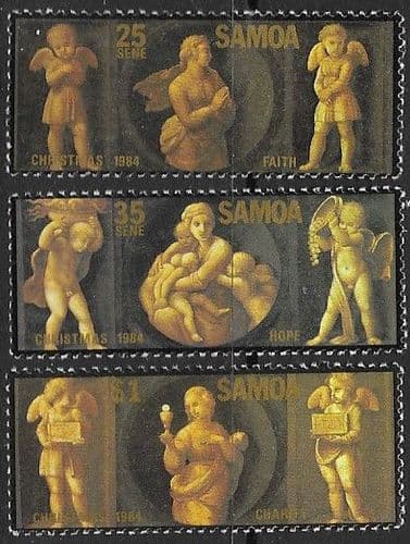 Samoa 1984 Christmas Set Fine Mint