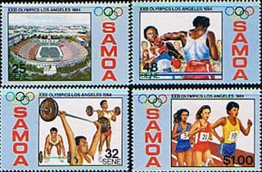 Samoa 1984 Olympic Games Set Fine Mint