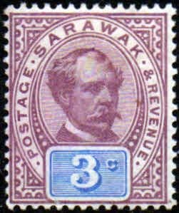 Sarawak 1888 SG 10 Sir Charles Brooke Head Fine Mint