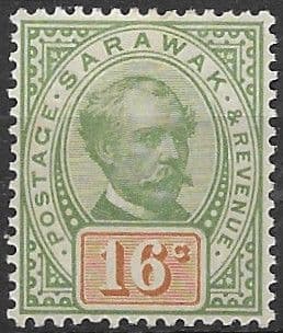 Sarawak 1888 SG 17 Sir Charles Brooke Head Fine Mint