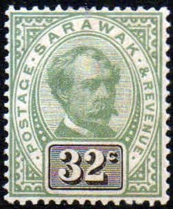 Sarawak 1888 SG 19 Sir Charles Brooke Head Fine Mint