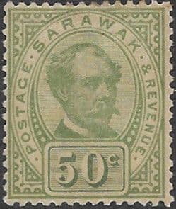 Sarawak 1888 SG 20 Sir Charles Brooke Head Fine Mint