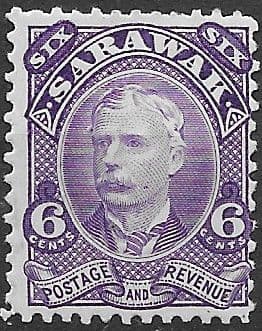 Sarawak 1895 SG 30 Sir Charles Brooke Fine Used