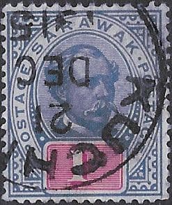 Sarawak 1899 SG 36d Sir Charles Brooke Head Fine Used