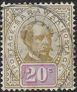Sarawak 1899 SG 44 Sir Charles Brooke Head Fine Used