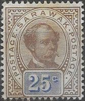 Sarawak 1899 SG 45 Sir Charles Brooke Head Fine Mint