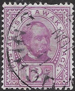 Sarawak 1899 Sir Charles Brooke Head SG 42a Fine Used