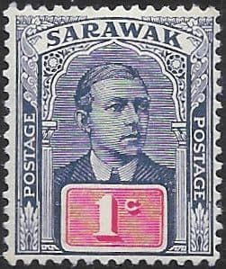 Sarawak 1918 SG 50 Sir Charles Vyner Brooke Head Fine Mint
