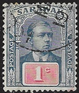 Sarawak 1918 SG 50 Sir Charles Vyner Brooke Head Fine Used