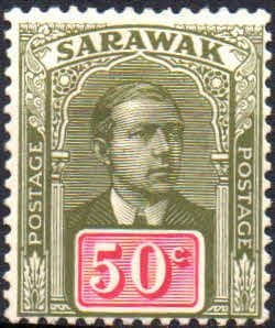 Sarawak 1918 SG 60 Sir Charles Vyner Brooke Head Fine Mint