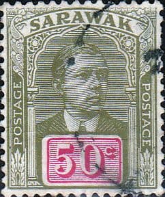 Sarawak 1918 SG 60 Sir Charles Vyner Brooke Head Fine Used