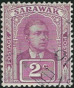 Sarawak 1922 SG 63 Sir Charles Vyner Brooke Head Fine Used