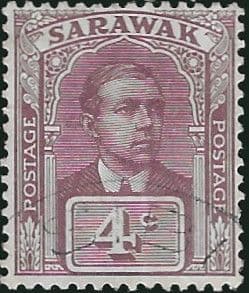 Sarawak 1922 SG  65 Sir Charles Vyner Brooke Head Fine Used