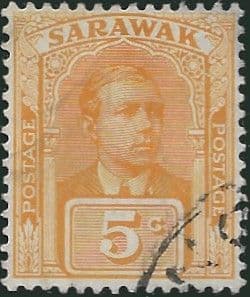 Sarawak 1922 SG  66 Sir Charles Vyner Brooke Head Fine Used