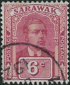 Sarawak 1922 SG  67 Sir Charles Vyner Brooke Head Fine Used
