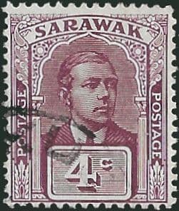Sarawak 1928 SG  79 Sir Charles Vyner Brooke Head Fine Used