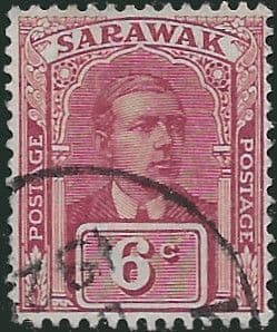 Sarawak 1928 SG 81 Sir Charles Vyner Brooke Head Fine Used