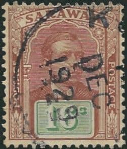 Sarawak 1928 SG 85 Sir Charles Vyner Brooke Head Fine Used