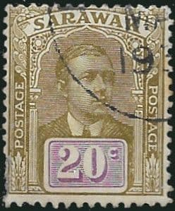Sarawak 1928 SG 86 Sir Charles Vyner Brooke Head Fine Used