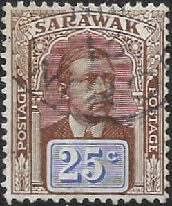 Sarawak 1928 SG  87 Sir Charles Vyner Brooke Head Fine Used