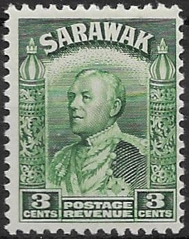Sarawak 1934 SG 108a Sir Charles Vyner Brooke Head Fine Mint