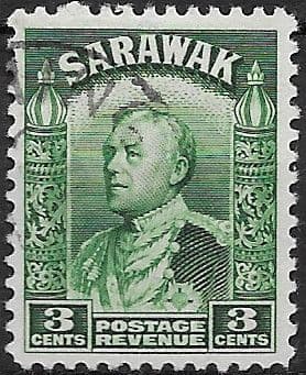 Sarawak 1934 SG 108a Sir Charles Vyner Brooke Head Fine Used