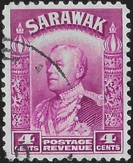 Sarawak 1934 SG 109 Sir Charles Vyner Brooke Head Fine Used