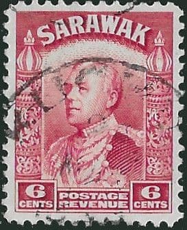 Sarawak 1934 SG 111 Sir Charles Vyner Brooke Head Fine Used