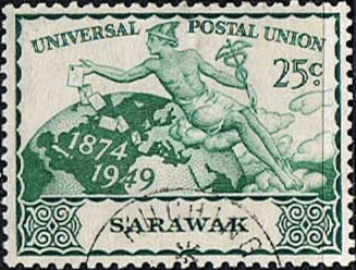 Sarawak 1949 Universal Postal Union SG 169 Fine Used