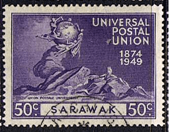 Sarawak 1949 Universal Postal Union SG 170 Fine Used