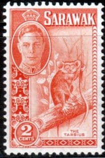 Sarawak 1950 SG 172 Western Tarsier Fine Mint
